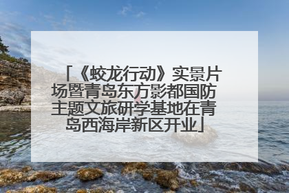 《蛟龙行动》实景片场暨青岛东方影都国防主题文旅研学基地在青岛西海岸新区开业