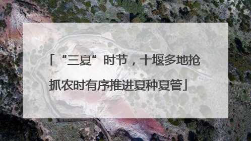 “三夏”时节，十堰多地抢抓农时有序推进夏种夏管
