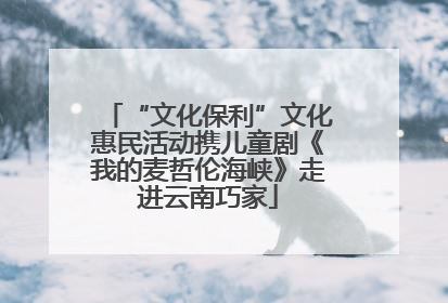 “文化保利”文化惠民活动携儿童剧《我的麦哲伦海峡》走进云南巧家