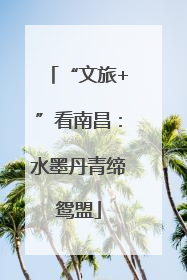 “文旅+”看南昌：水墨丹青缔鸳盟