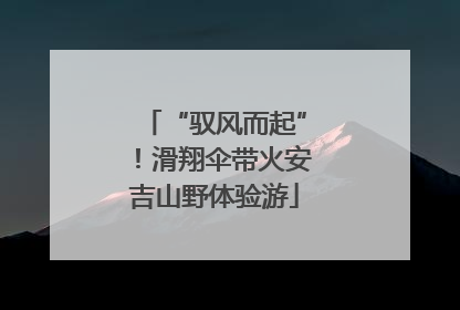 “驭风而起”！滑翔伞带火安吉山野体验游