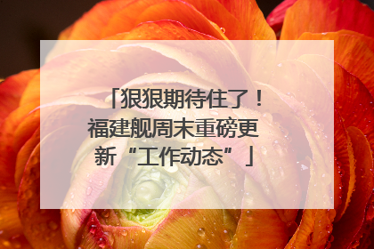 狠狠期待住了！福建舰周末重磅更新“工作动态”