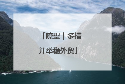 瞭望｜多措并举稳外贸