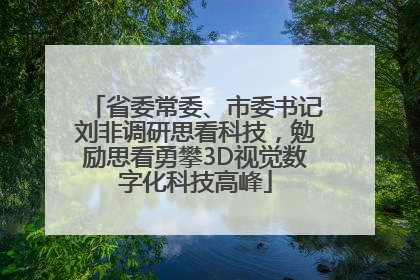 省委常委、市委书记刘非调研思看科技，勉励思看勇攀3D视觉数字化科技高峰