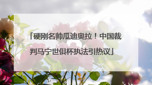硬刚名帅瓜迪奥拉！中国裁判马宁世俱杯执法引热议
