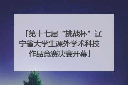 第十七届“挑战杯”辽宁省大学生课外学术科技作品竞赛决赛开幕