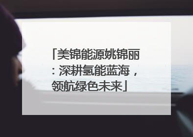 美锦能源姚锦丽：深耕氢能蓝海，领航绿色未来