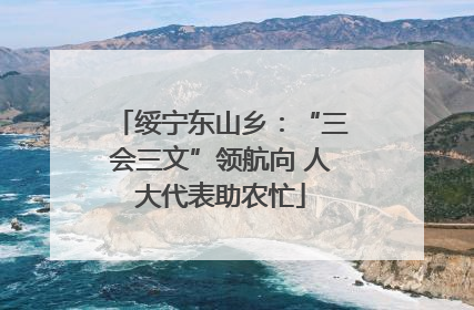 绥宁东山乡：“三会三文”领航向 人大代表助农忙