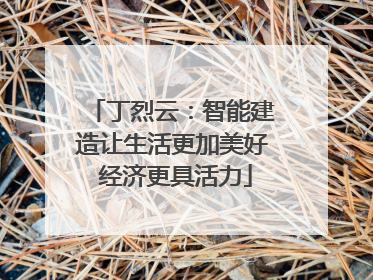 丁烈云：智能建造让生活更加美好 经济更具活力