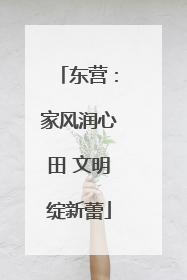 东营：家风润心田 文明绽新蕾