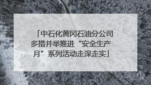 中石化黄冈石油分公司多措并举推进“安全生产月”系列活动走深走实