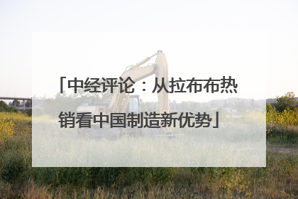 中经评论：从拉布布热销看中国制造新优势