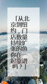 从北京到纽约，门店数量持续扩张的鱼你在一起靠谱吗？