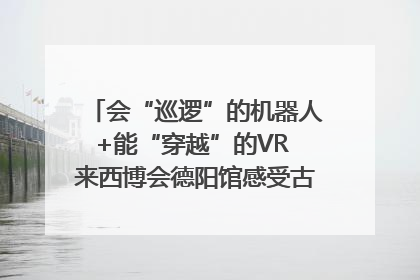 会“巡逻”的机器人+能“穿越”的VR 来西博会德阳馆感受古蜀文明与现代智造的时空对话｜西博视界