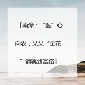 南漳：“医”心向农，朵朵“金花”铺就致富路