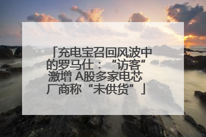 充电宝召回风波中的罗马仕：“访客”激增 A股多家电芯厂商称“未供货”