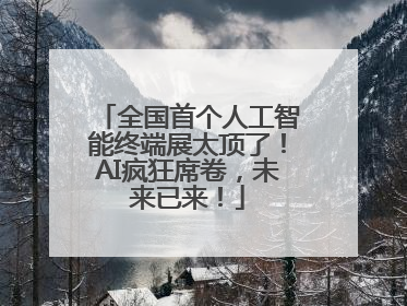 全国首个人工智能终端展太顶了！AI疯狂席卷，未来已来！