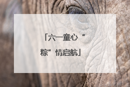 六一童心“粽”情启航