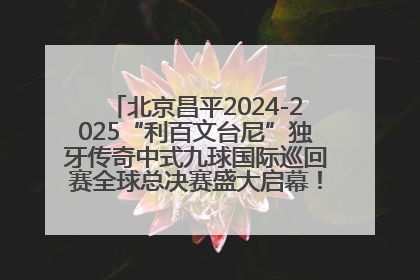 北京昌平2024-2025“利百文台尼”独牙传奇中式九球国际巡回赛全球总决赛盛大启幕！冠军500万