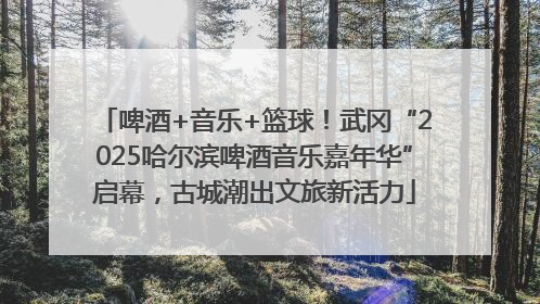 啤酒+音乐+篮球！武冈“2025哈尔滨啤酒音乐嘉年华”启幕，古城潮出文旅新活力