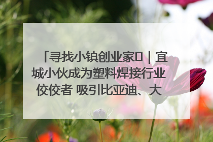 寻找小镇创业家㉞｜宜城小伙成为塑料焊接行业佼佼者 吸引比亚迪、大众等多家名企合作