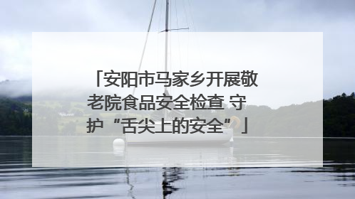 安阳市马家乡开展敬老院食品安全检查 守护“舌尖上的安全”
