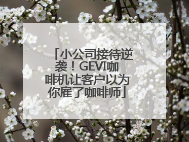 小公司接待逆袭！GEVI咖啡机让客户以为你雇了咖啡师