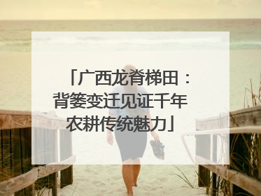 广西龙脊梯田：背篓变迁见证千年农耕传统魅力