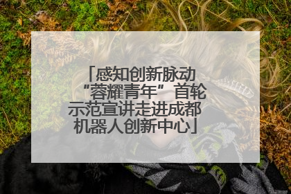 感知创新脉动 “蓉耀青年”首轮示范宣讲走进成都机器人创新中心