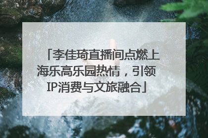 李佳琦直播间点燃上海乐高乐园热情，引领IP消费与文旅融合