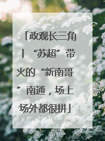 政观长三角丨“苏超”带火的“新南哥”南通，场上场外都很拼