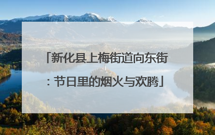 新化县上梅街道向东街：节日里的烟火与欢腾