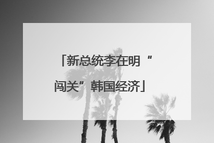 新总统李在明“闯关”韩国经济