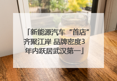 新能源汽车“首店”齐聚江岸 品牌密度3年内跃居武汉第一