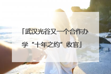 武汉光谷又一个合作办学“十年之约”收官