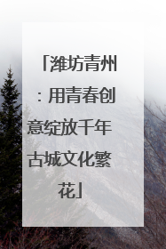 潍坊青州：用青春创意绽放千年古城文化繁花