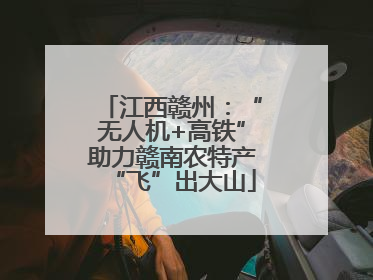 江西赣州：“无人机+高铁”助力赣南农特产“飞”出大山