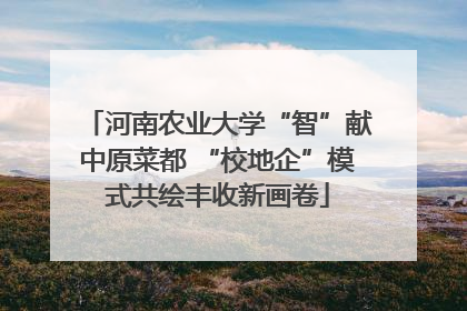 河南农业大学“智”献中原菜都 “校地企”模式共绘丰收新画卷