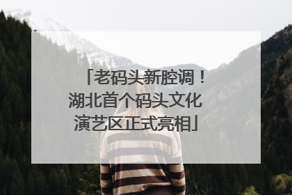 老码头新腔调！湖北首个码头文化演艺区正式亮相