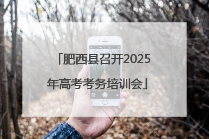 肥西县召开2025年高考考务培训会