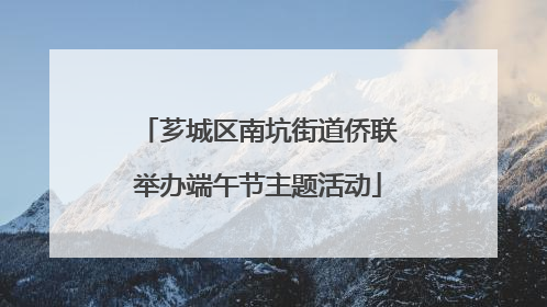 芗城区南坑街道侨联举办端午节主题活动