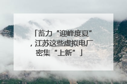 蓄力“迎峰度夏”，江苏这些虚拟电厂密集“上新”