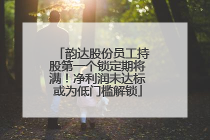 韵达股份员工持股第一个锁定期将满！净利润未达标或为低门槛解锁