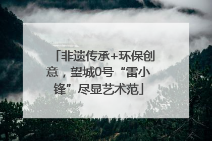 非遗传承+环保创意，望城0号“雷小锋”尽显艺术范