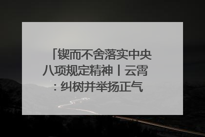 锲而不舍落实中央八项规定精神丨云霄：纠树并举扬正气 作风建设谱新章