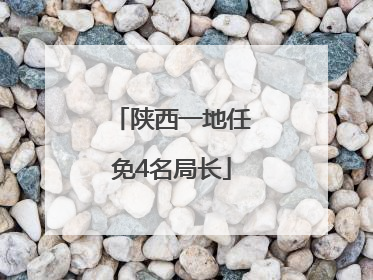 陕西一地任免4名局长