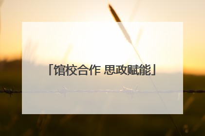 馆校合作 思政赋能