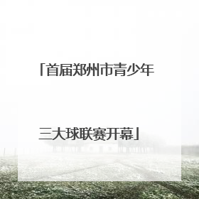 首届郑州市青少年三大球联赛开幕