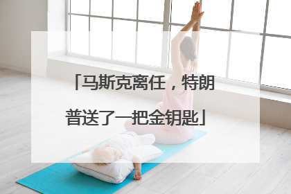 马斯克离任，特朗普送了一把金钥匙