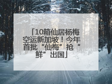 10箱仙居杨梅空运新加坡！今年首批“仙梅”抢“鲜”出国
